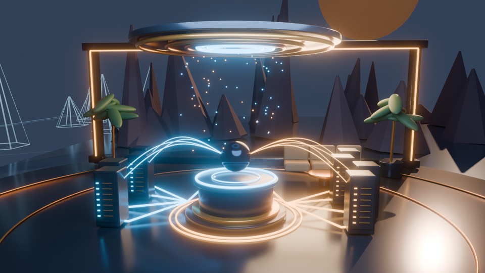 Command-center render, frame 540 of 540